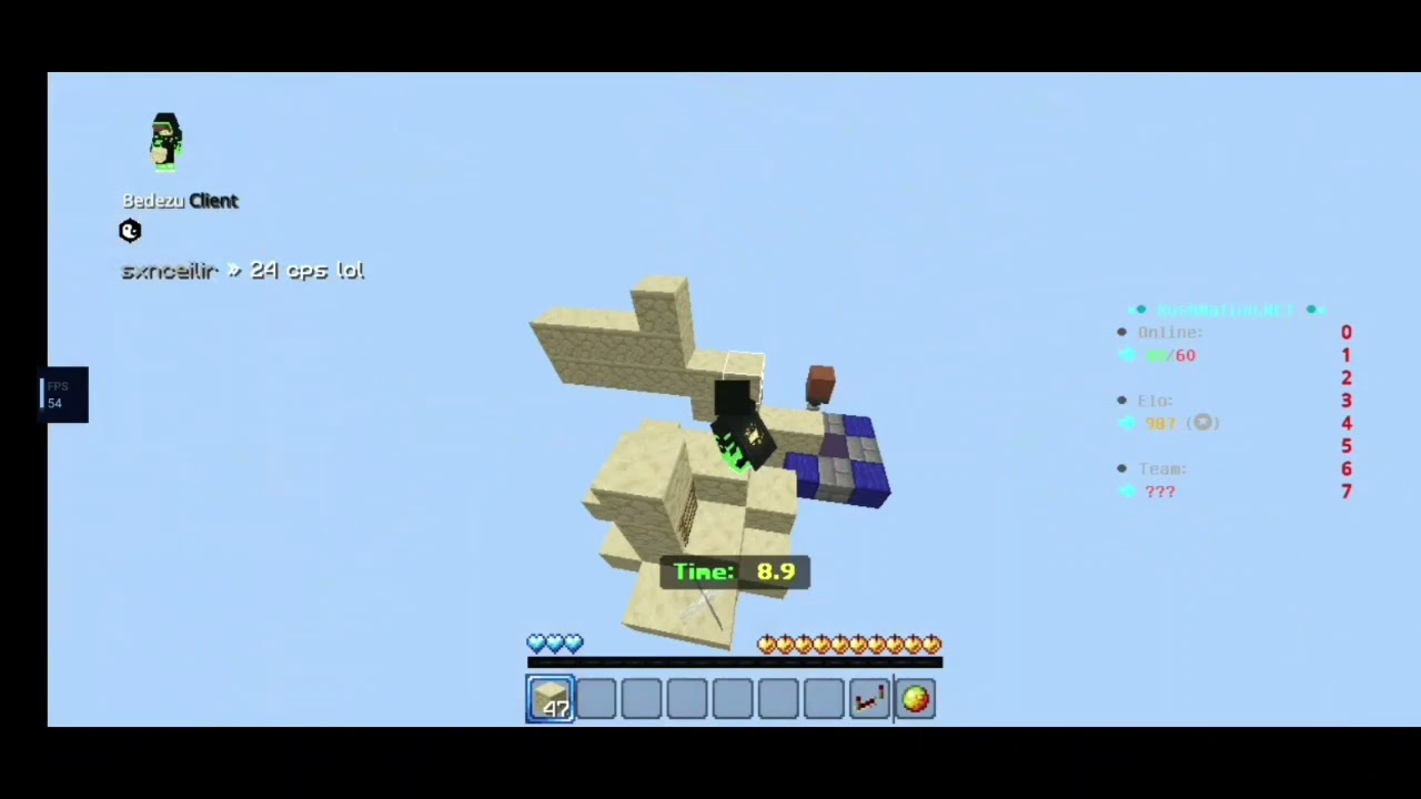 Jitter Bridge is Literally like Scaffold🔥🔥 // #PJGamingMC // #shorts #Clutch #jitterbridge #telly