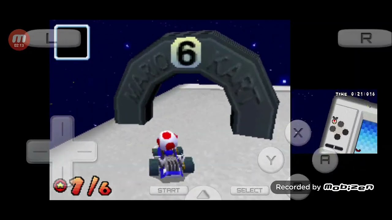 Mario Kart DS mission's gameplay