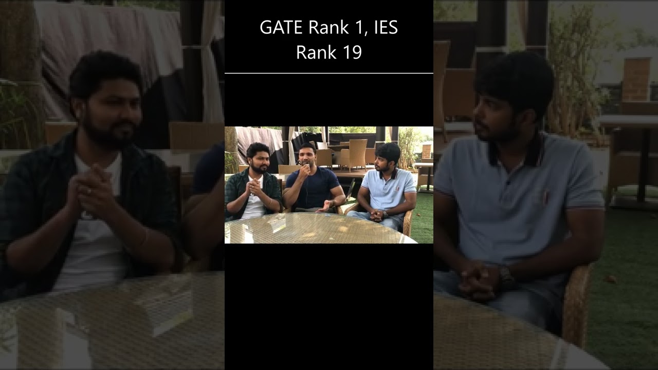 #shorts #gate Rank 1 #ies Rank 19 #topper