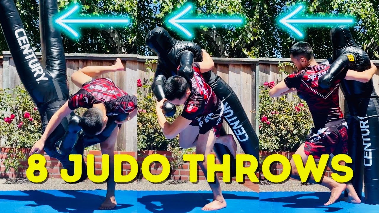 8 POWERFUL JUDO THROWS 🥋🔥 (90lb Grappling Dummy)