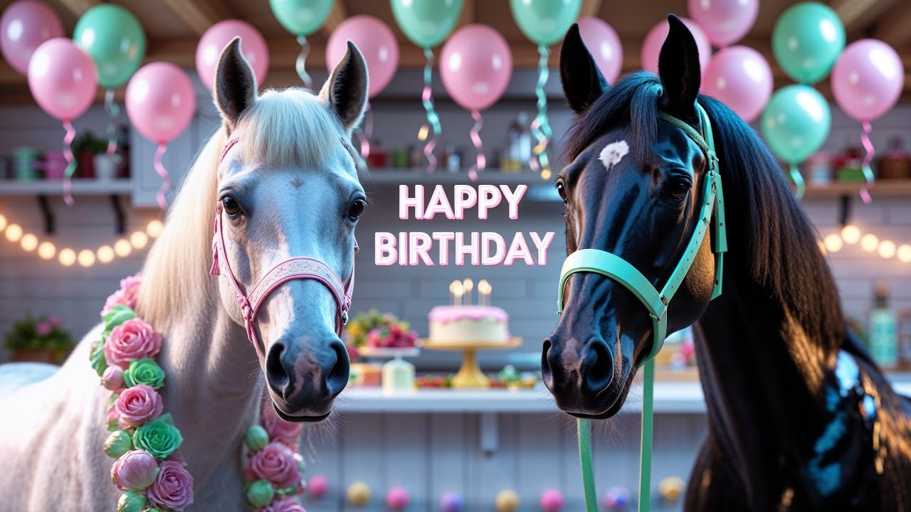🎂 Beautiful &ldquo;Happy Birthday&rdquo; Greetings For Horse Lovers.