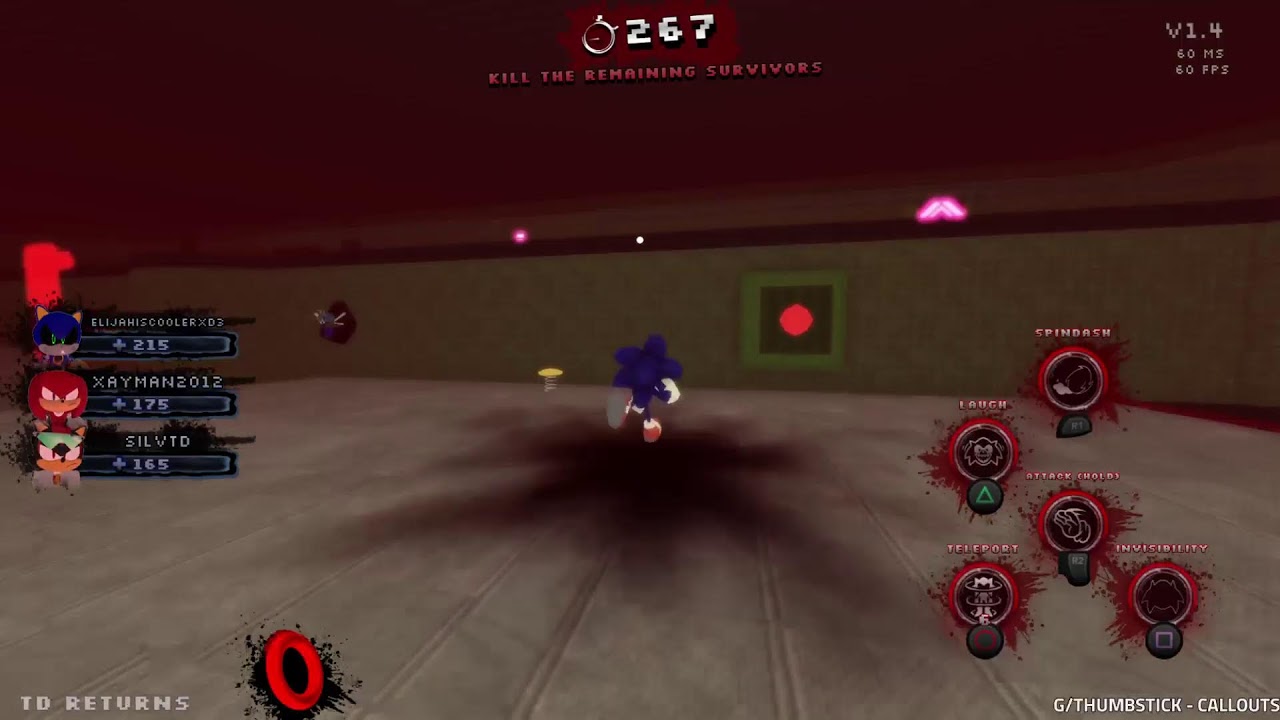 Playing Sonic exe the disaster returns?