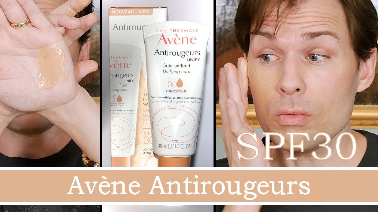 UNIFYING SPF30, AVÈNE ANTIROUGEURS, TINTED SPF, TINTED MOISTURIZER, UNIFY, UNIFYING CARE, TRY ON