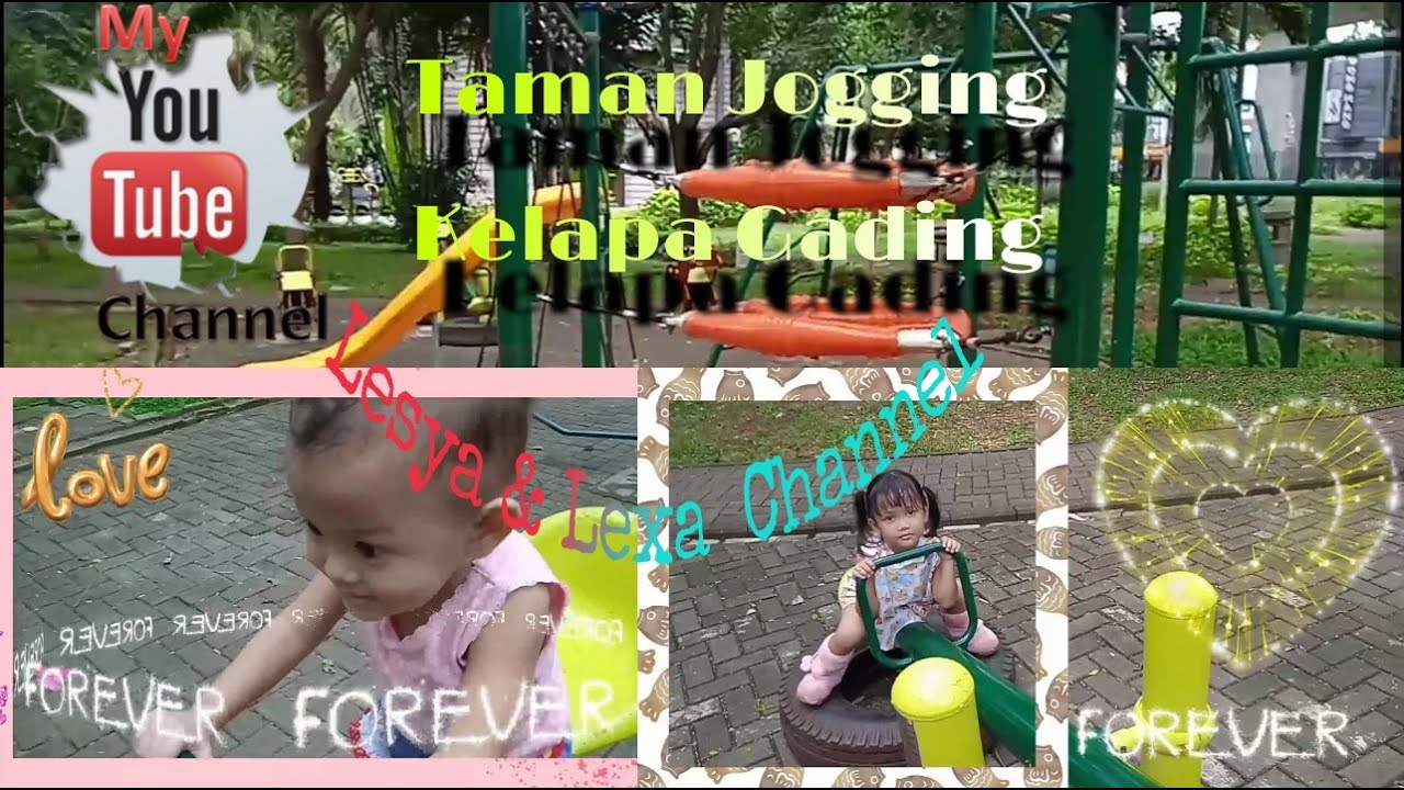 Lesya & Lexa Jalan Santai Sore Hari Di Taman Jogging Kelapa Gading...
