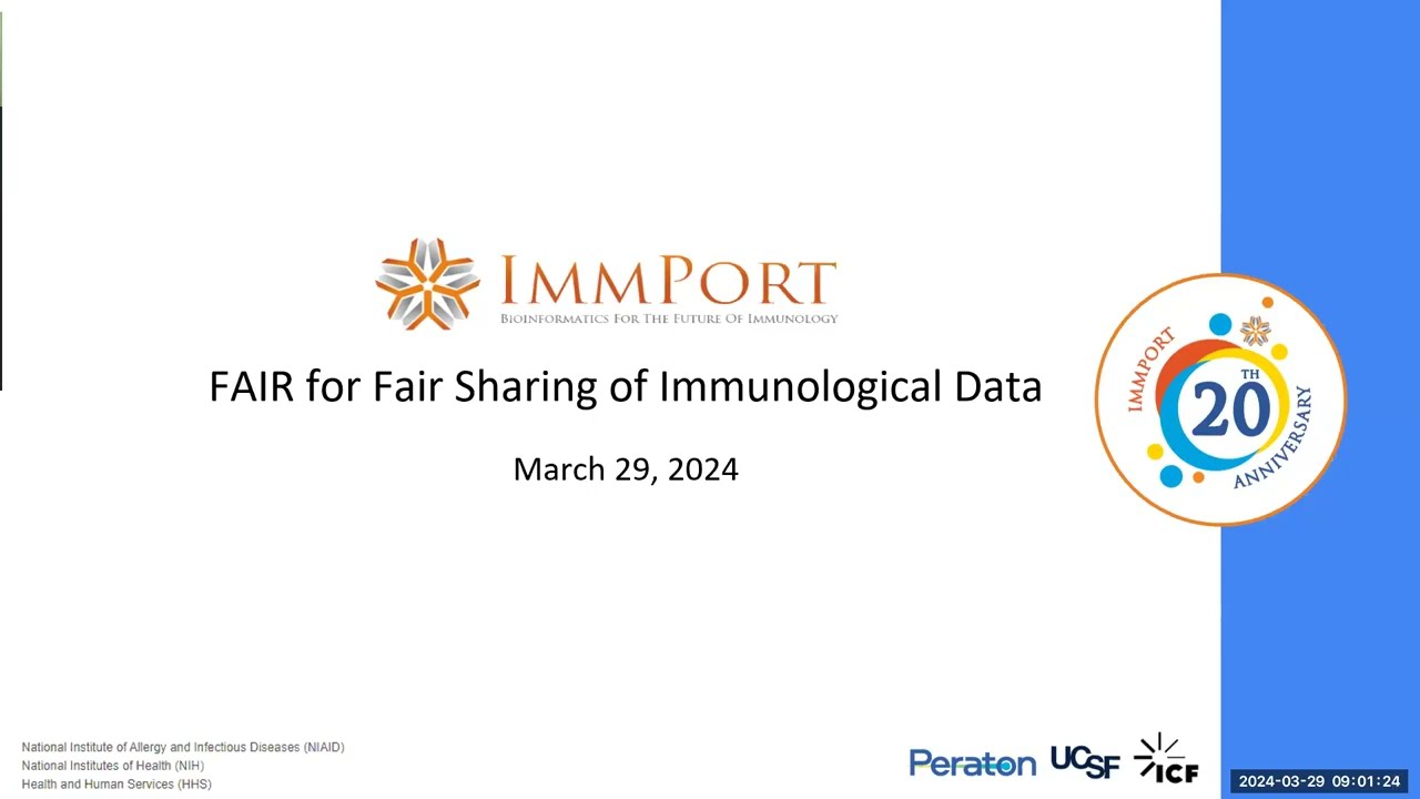 FAIR for Fair Sharing of Immunological Data