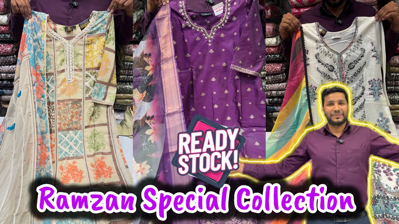 Ramzan Special Collection || Readymade Handwork & Zardozi Work Suits “ Original Branded Collection 