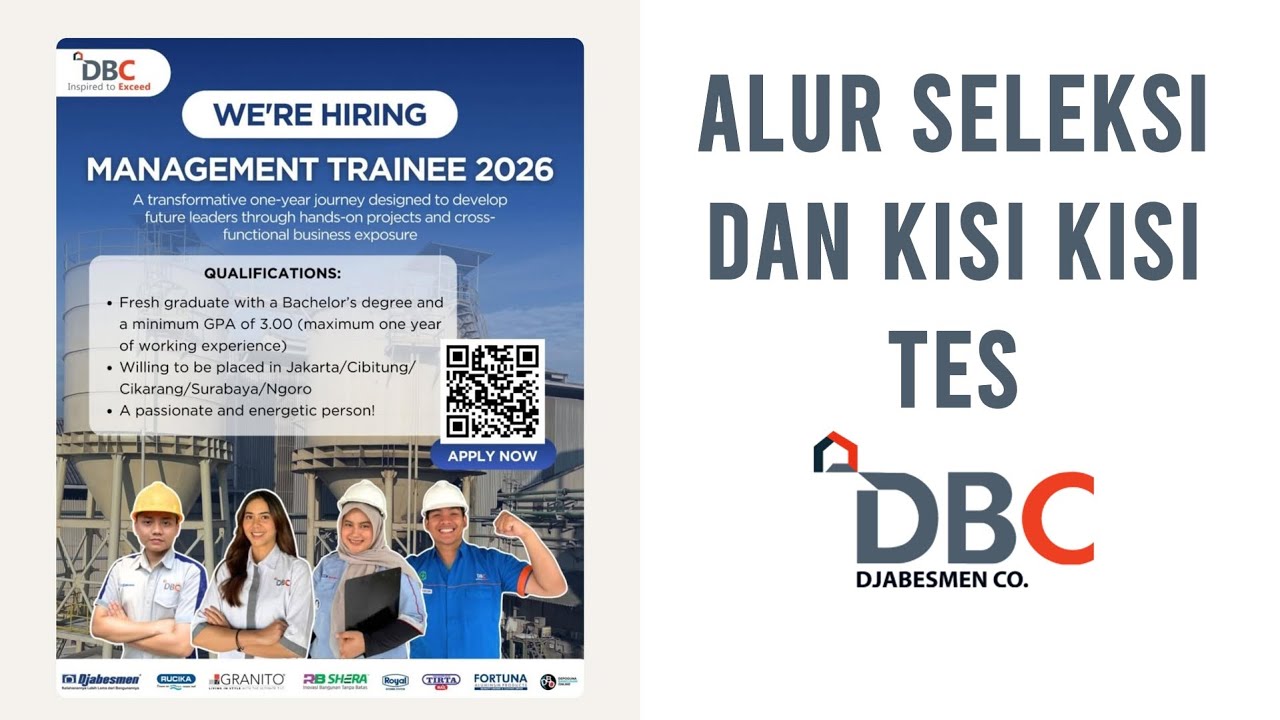 Alur Seleksi dan Kisi - Kisi Psikotes DBC - Djabesment Co