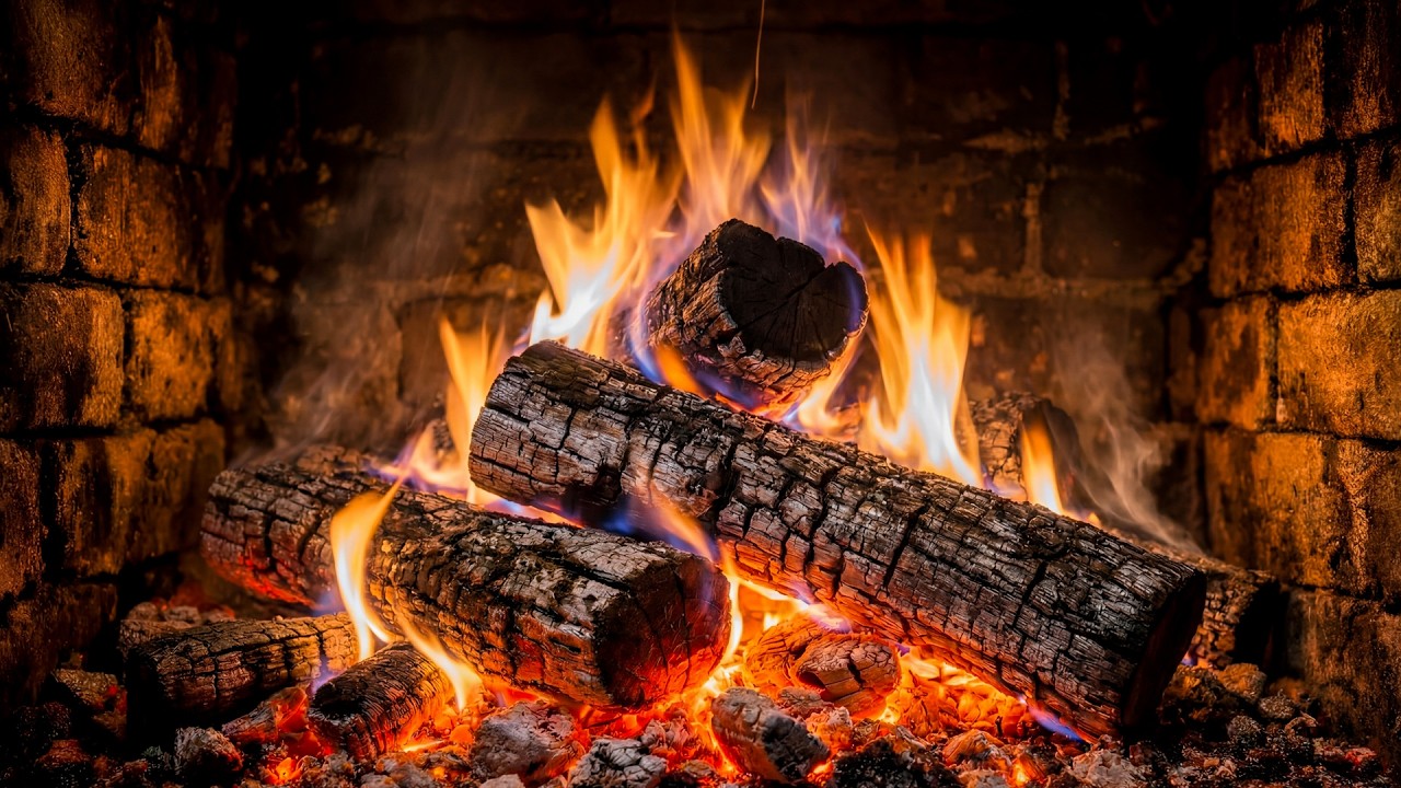 🔥 The MOST Relaxing Fireplace. Cozy Fireplace 4K Ultra HD