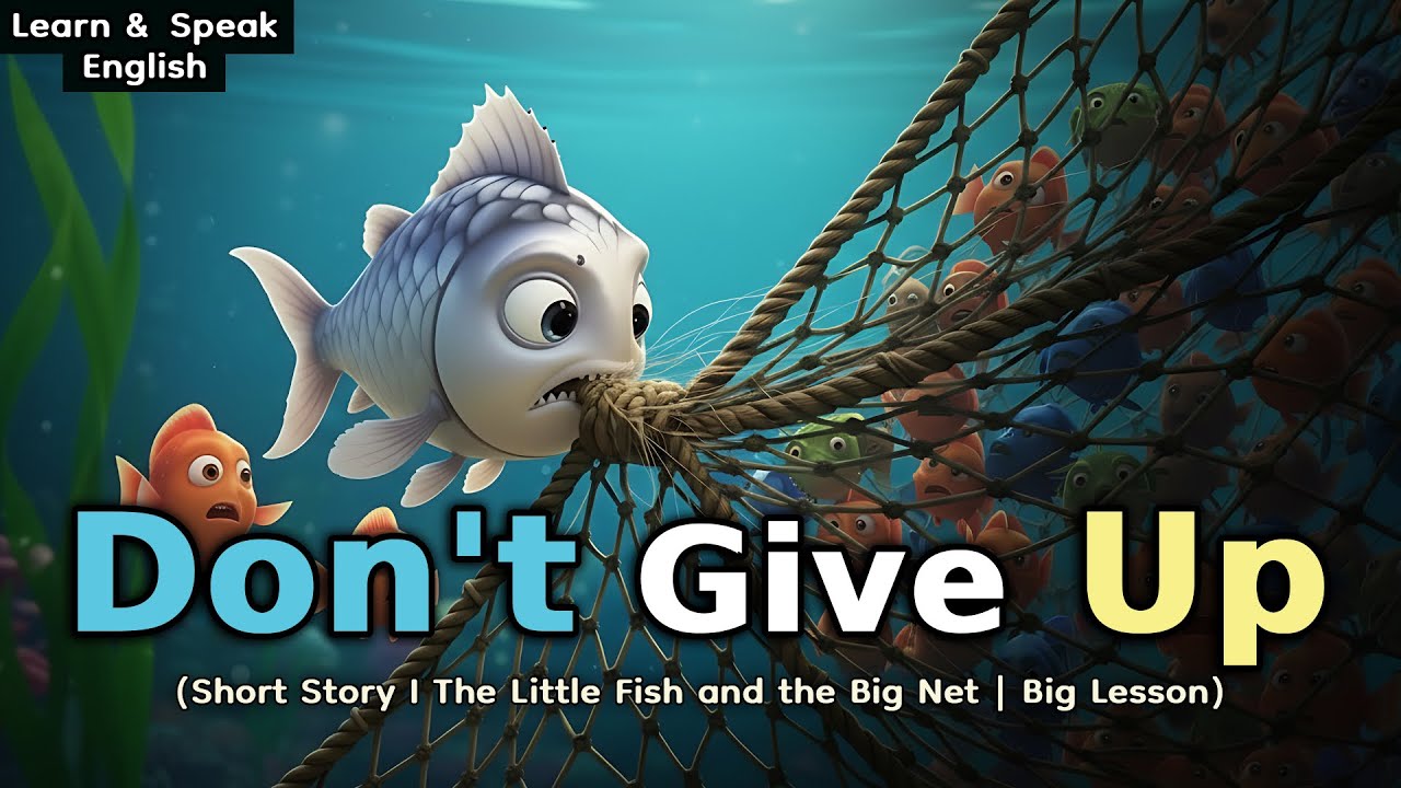 Не сдавайся | Никто не слишком мал, чтобы помочь | Маленькая рыбка и большая сеть | Мотивационная...