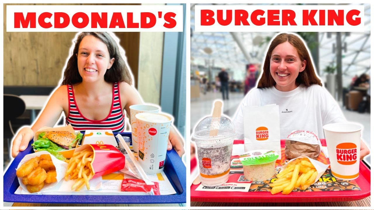 MCDONALD'S VS BURGER KING 🍔 chi vincerà la sfida?