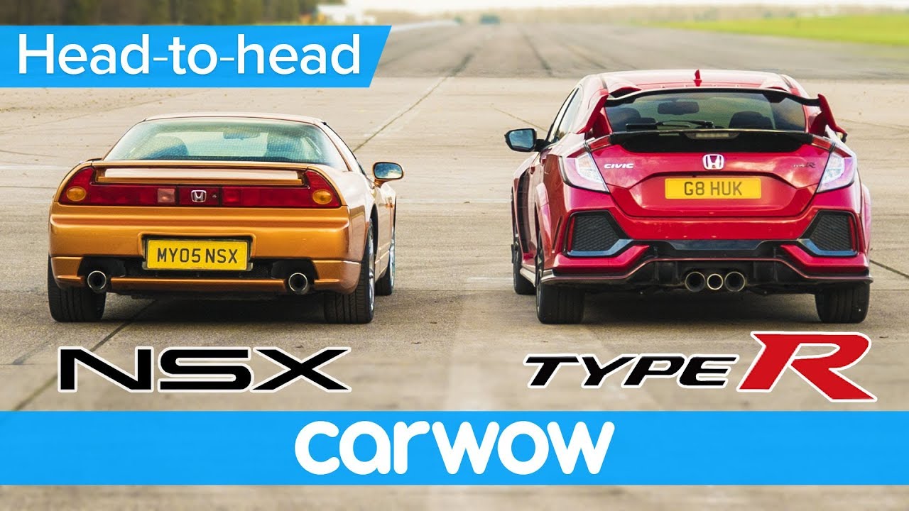 Honda Civic Type R vs Old NSX – DRAG RACE, ROLLING RACE & BRAKE TEST | Head-to-Head
