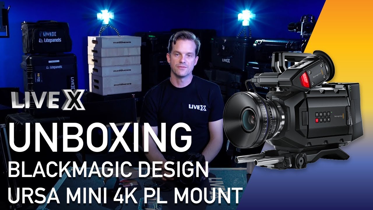 Unboxing:  Blackmagic Ursa Mini 4K PL Mount Camera