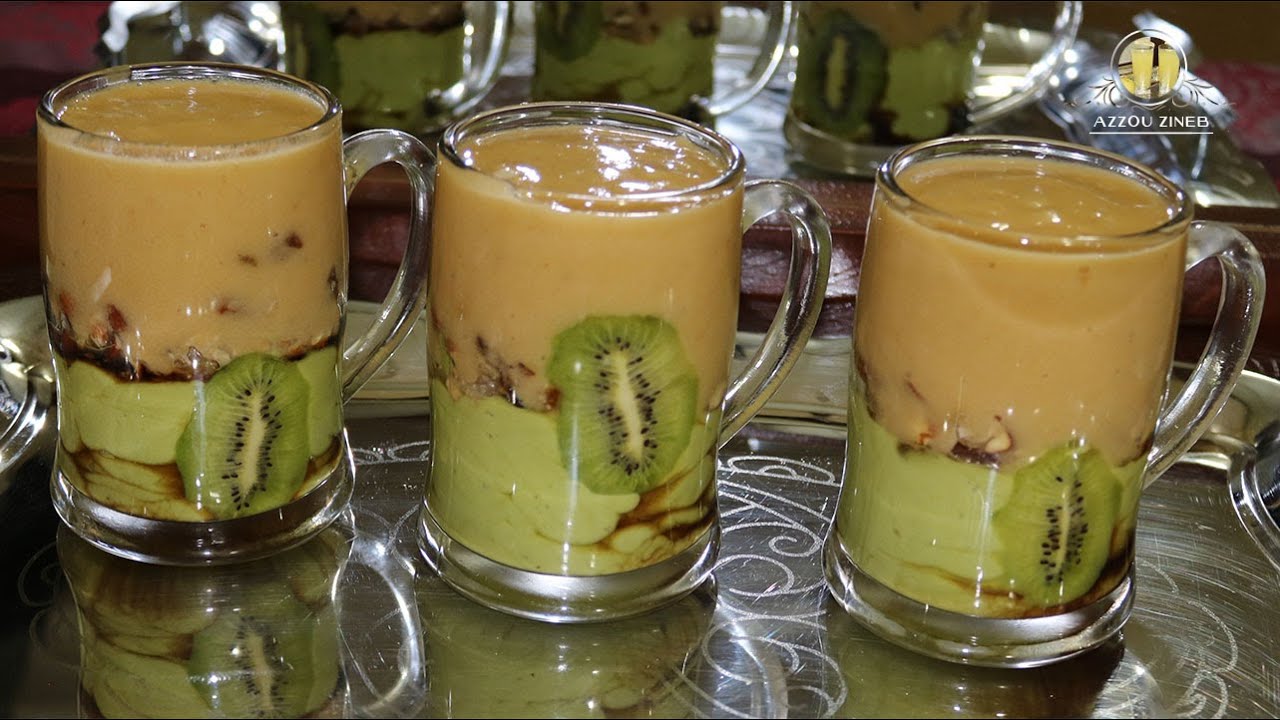 🍹🍹2 عواصر في كأس واحد 🍹 عصير الفواكه  🍊🍑🍌🍐🥑 jus  panaché