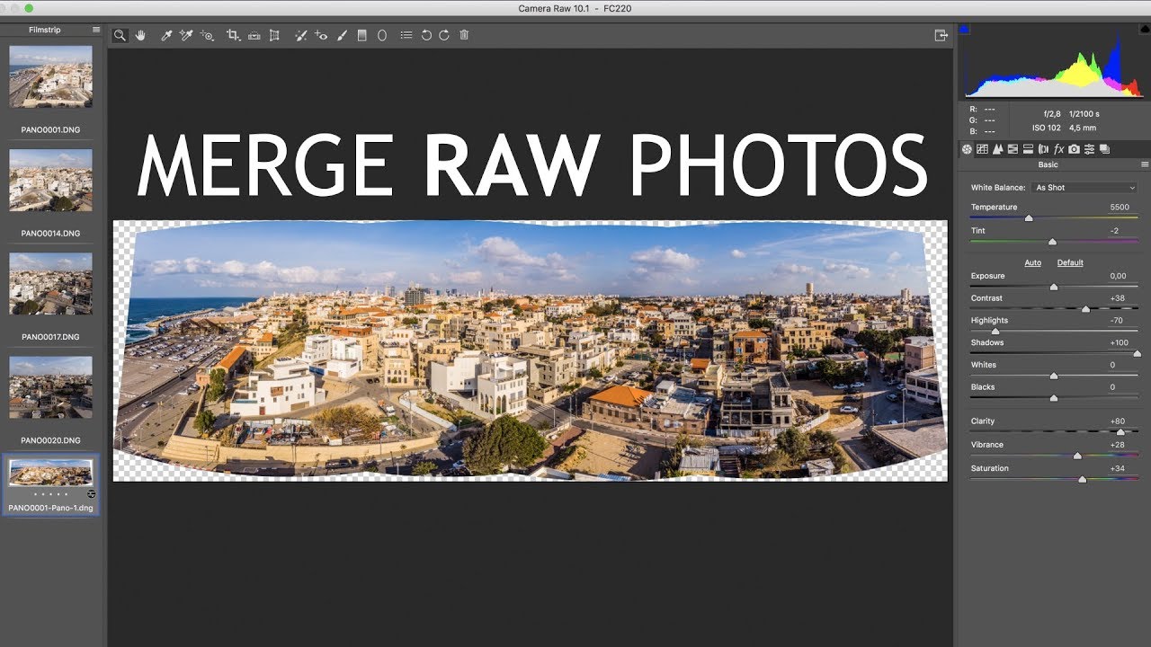 Объединение RAW-панорам в Photoshop CC | Советы по фотографии