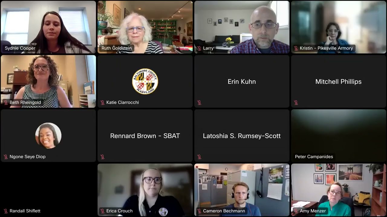 Pikesville Downtown Partnership Agency Introduction Meeting