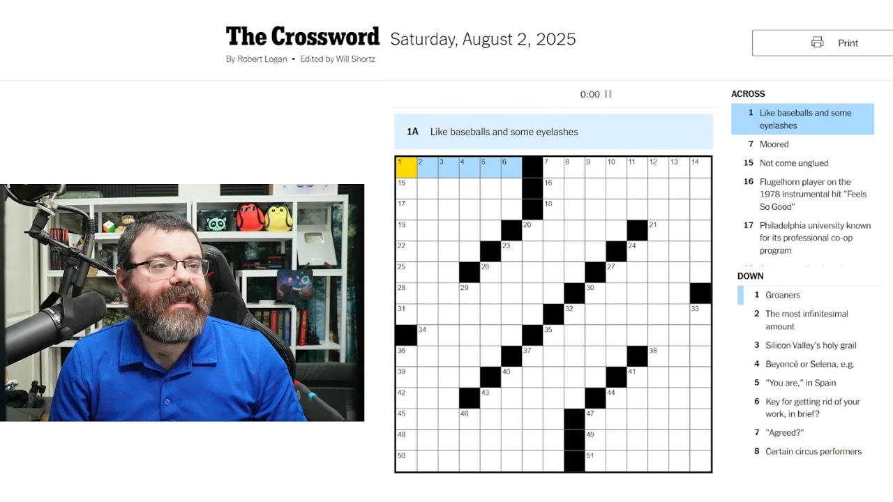 Learning Crossword Week 63 | NYT Crossword Saturday Aug 2nd, 2025
