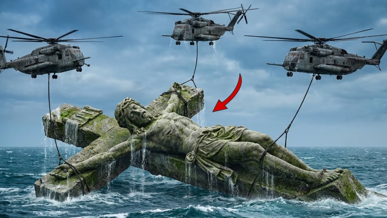 Shocking Restoration: 700-Year-Old Sacred Crucified Christ Statue Recovered from Ocean Floor