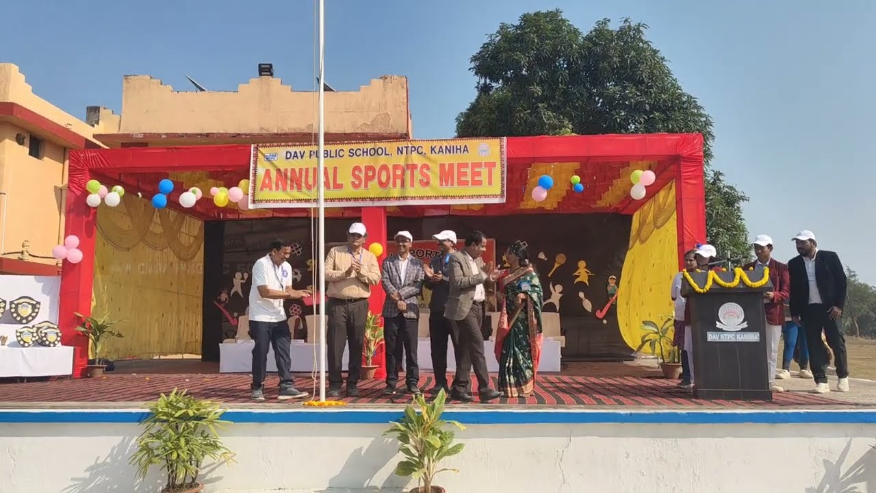 ANNUAL SPORTS 2025 OF DAV PUBLIC SCHOOL NTPC KANIHA DEEPSHIKHA 