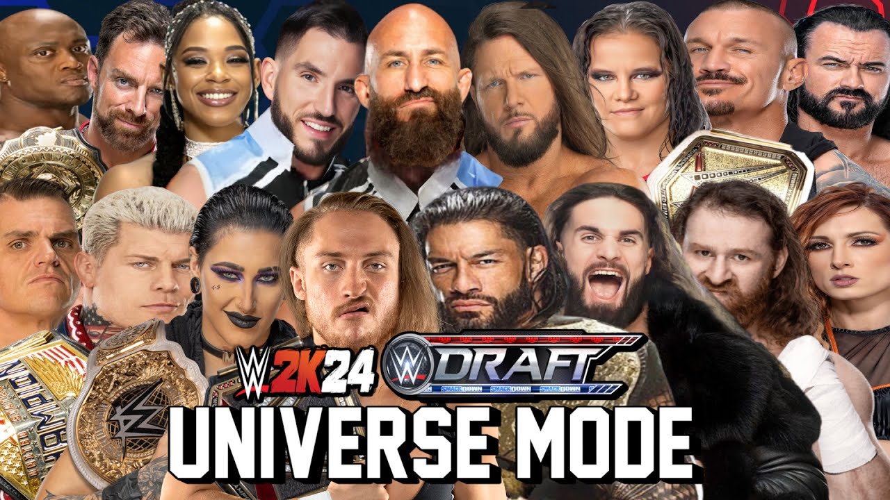 WWE 2K24 Universe Mode Draft!