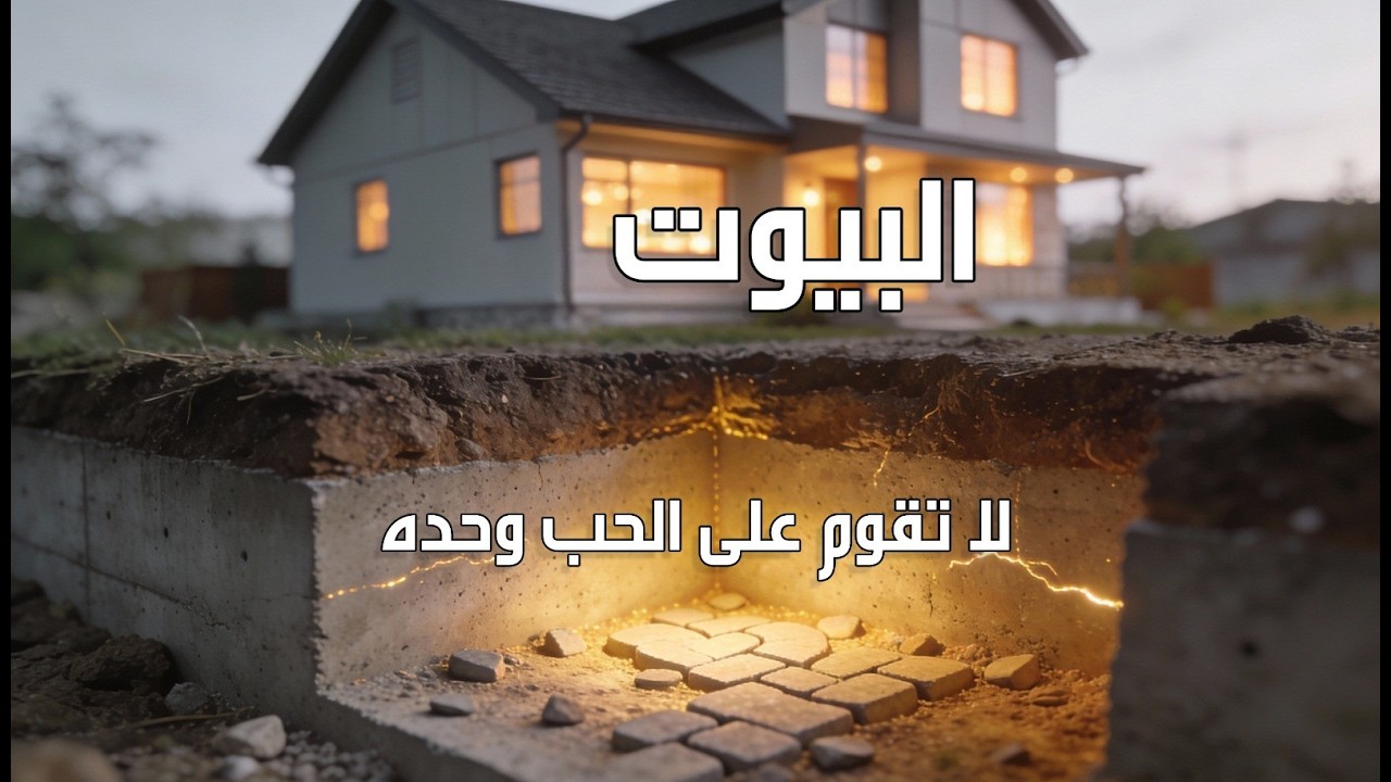 الأساس المتين للبيوت