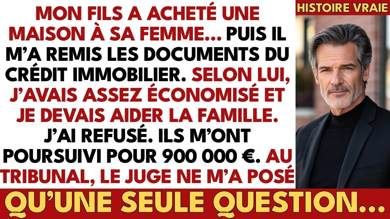 Mon Fils A Exigé Que Je Paie L’Hypothèque De Sa Femme. Après Mon Refus, Ils M’Ont Poursuivi 900 000€