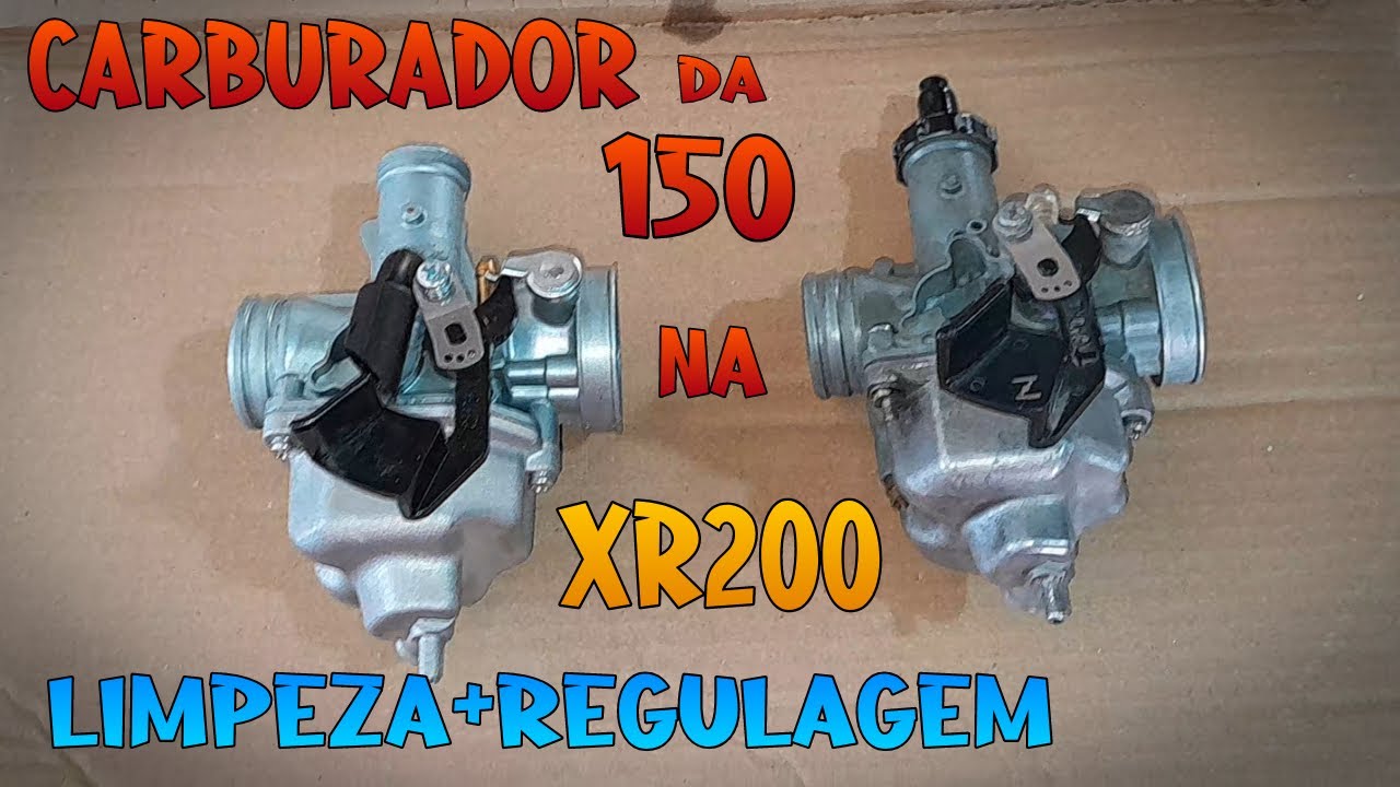XR 200 COM ROUPA DA CRF 230 #39 - CARBURADOR DA 150 NA XR200