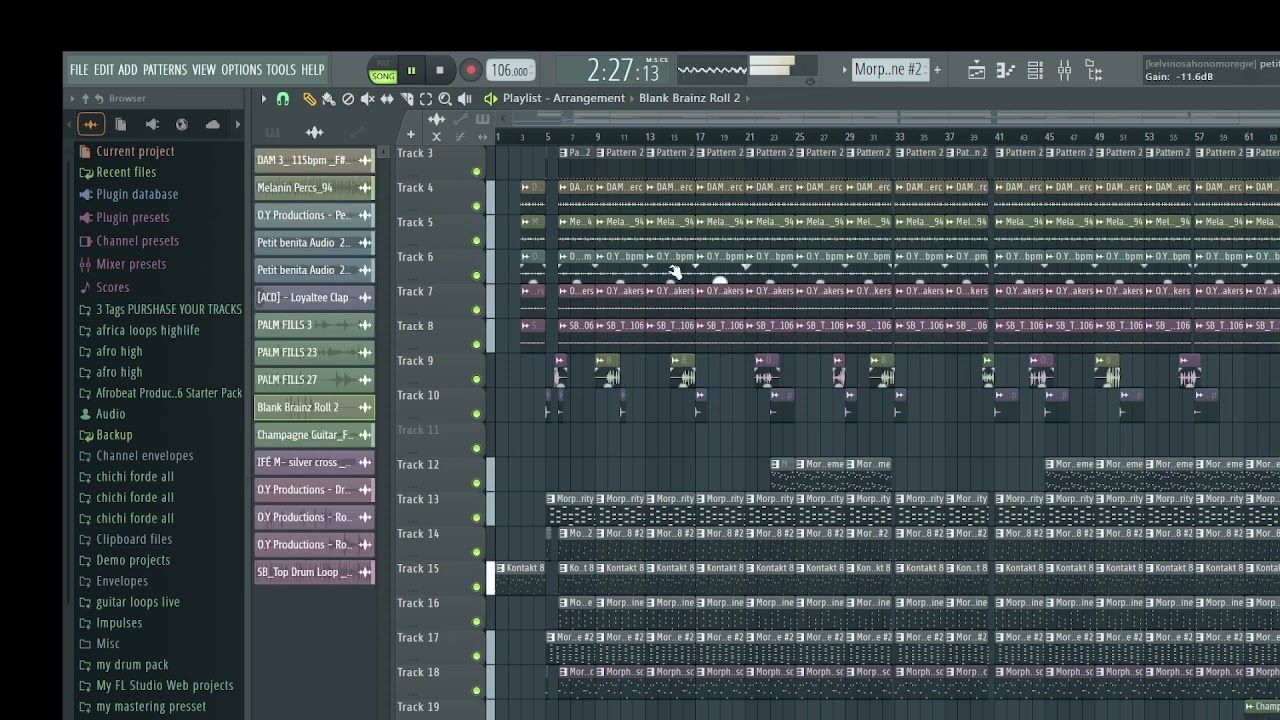 Making Afro beat 