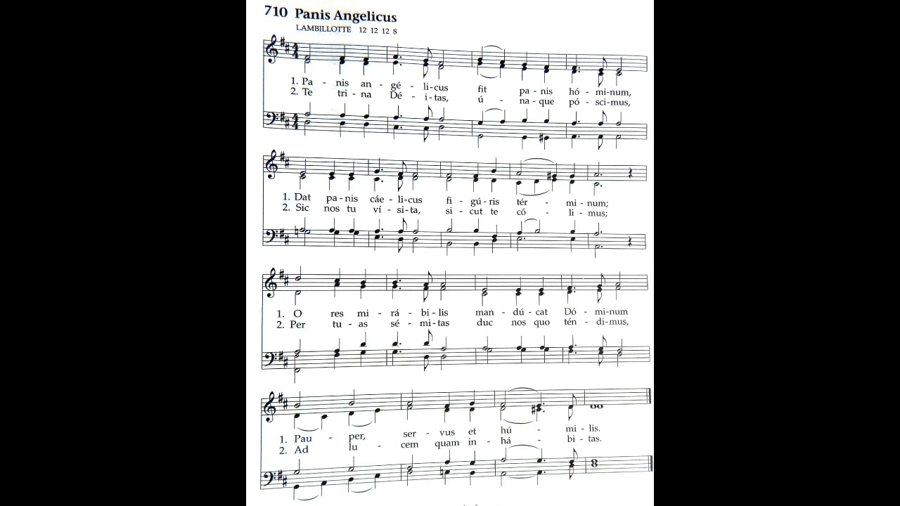 Panis Angelicus by Louis Lambillotte (Alto Line)