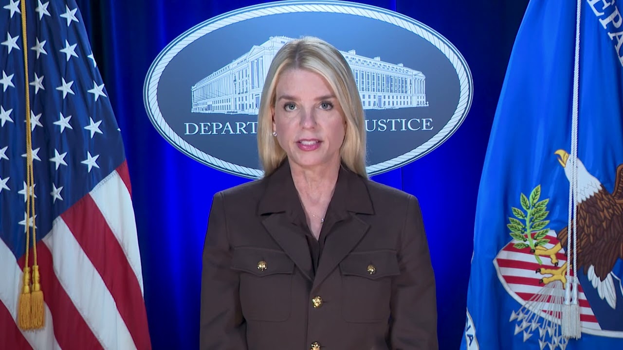 Attorney General Bondi Announces $50M for arrest of Venezuelan President Nicol&aacute;s Maduro