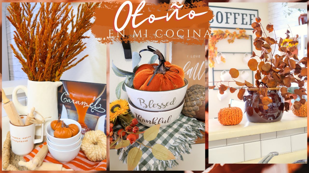 🍁IDEAS para la COCINA⎟DECORACION OTOÑO 2021⎟INSPIRACION⎟DECORACION PARA EL HOGAR ⎟DECORACION REPISAS