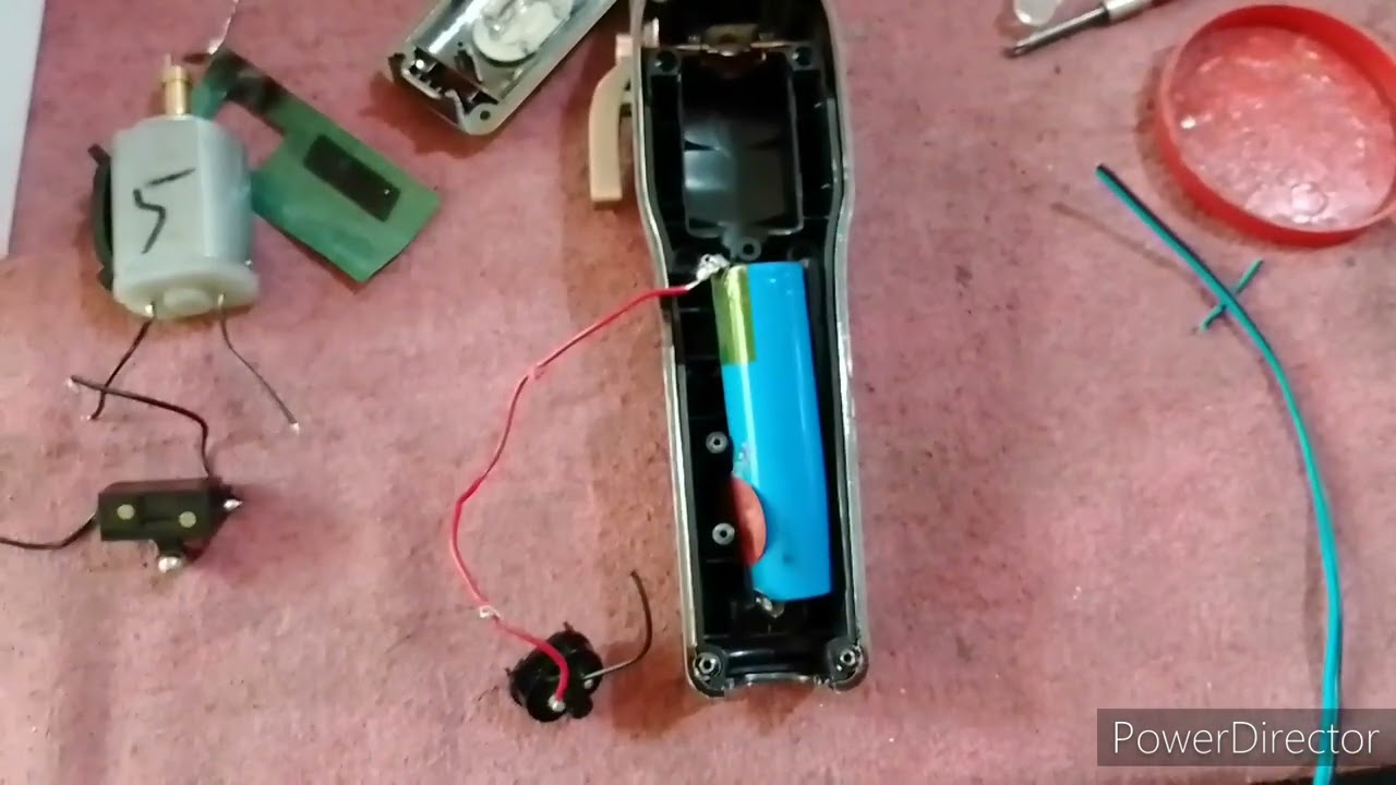 Reparando kemei que se quemó tarjeta