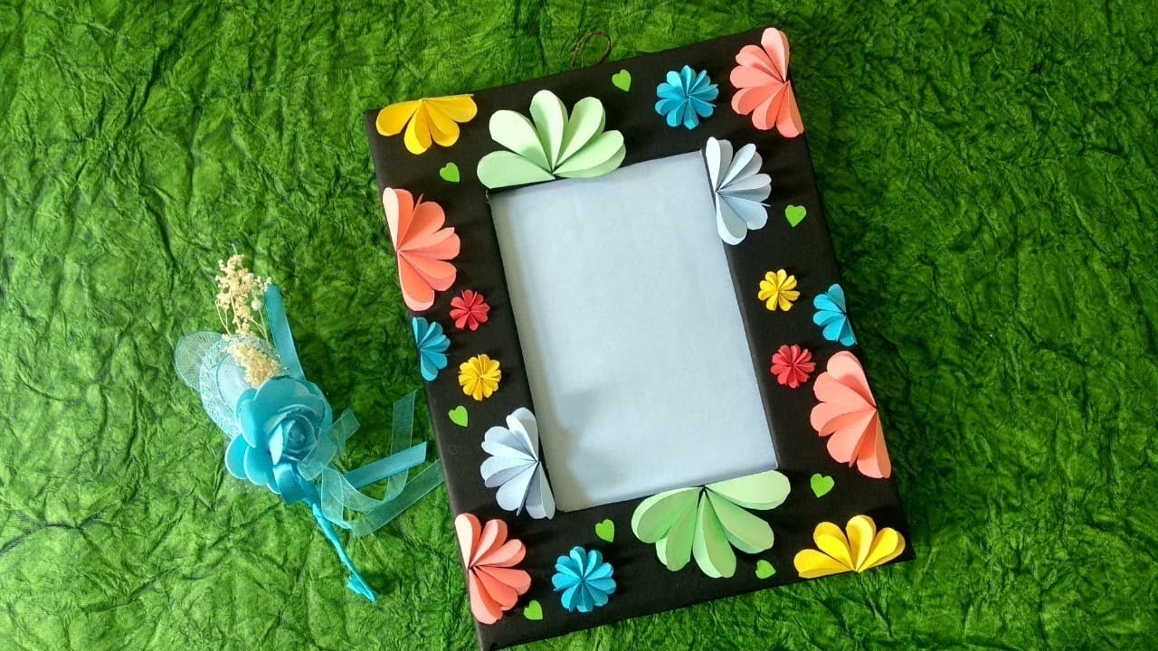 Photo Frame Ideas | How to make Easy Photo Frame At Home | Easy Paper Craft #selfmadebuzz#frame#DIY