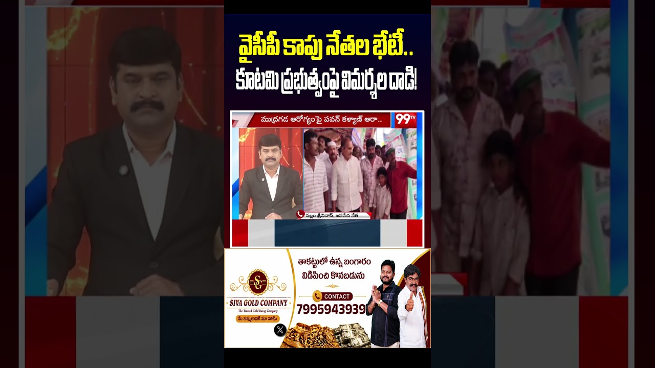 వైసీపీ కాపు నేతల భేటీ.. కూటమి ప్రభుత్వంపై విమర్శల దాడి! | YCP Kapu Leaders Meeting