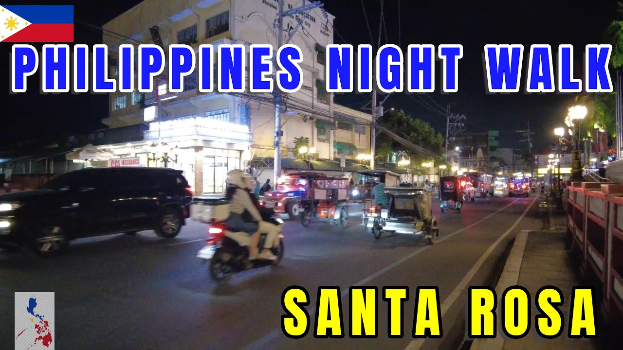 Santa Rosa Laguna Night Walk 🇵🇭 | After the Rain Street LifeDescription