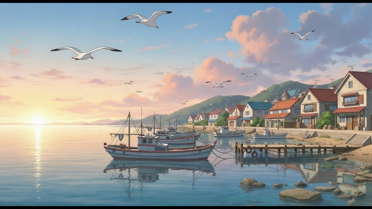 Ghibli Cozy Atmosphere 🌱 Peaceful Anime Ambience for Study, Work & Sleep