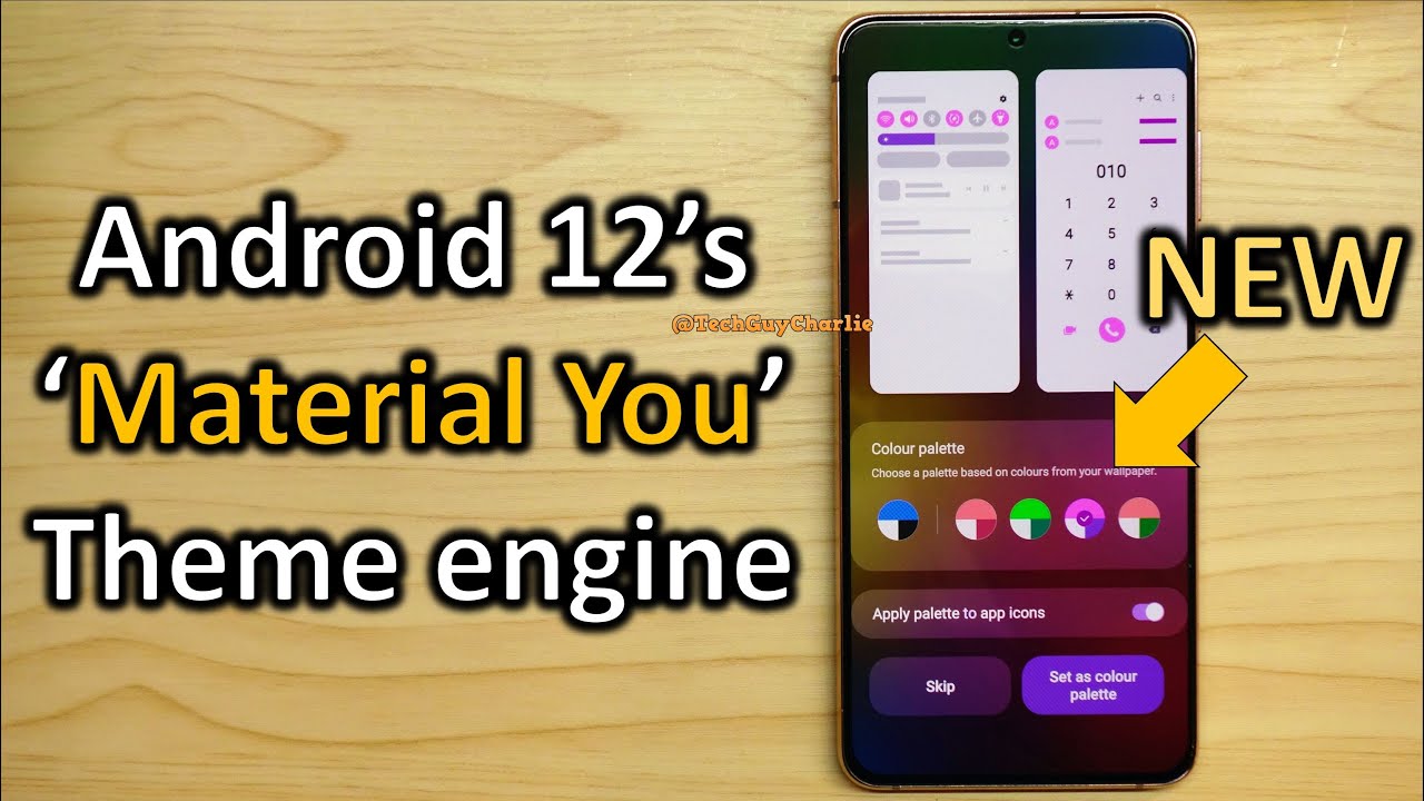 Android 12's wallpaper based theme system is awesome (Material You)