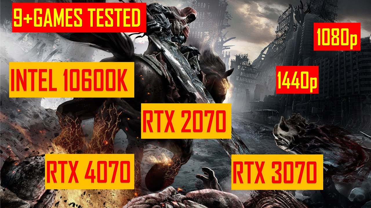 Nvidia 4070 vs RTX 2070 Vs 3070 Games tested benchmark