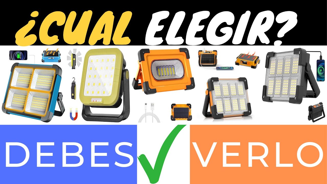 🔥 LOS MEJORES FOCOS PORT&Aacute;TILES RECARGABLES DEL 2025: ILUMINA TU VIDA CON ESTILO! 💡✨