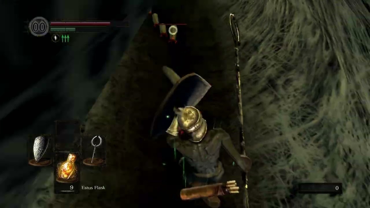 Darksouls fighting Qualaag 