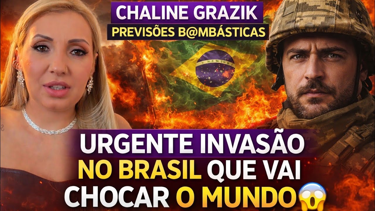 CHALINE GRAZIK COM PREVIS&Otilde;ES BOMB&Aacute;STICAS DOMINGO 29/03/26 #chalinegrazik #previs&otilde;es #vidente 
