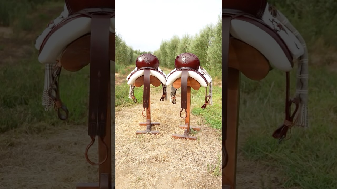 Montura Vaquera Marisma | Asiento Profundo en Cuero Trenzado – Elegancia y Tradición