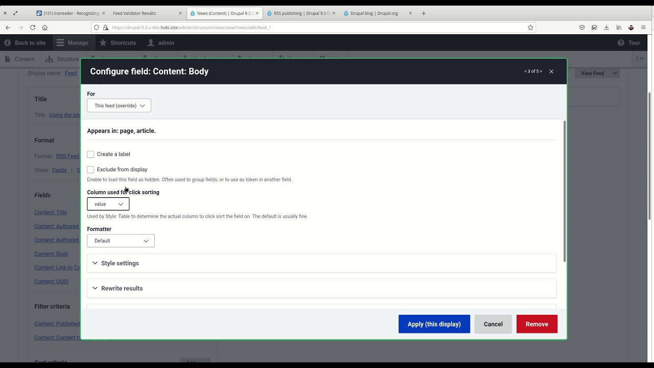How to Add an RSS Feed to a Drupal Website