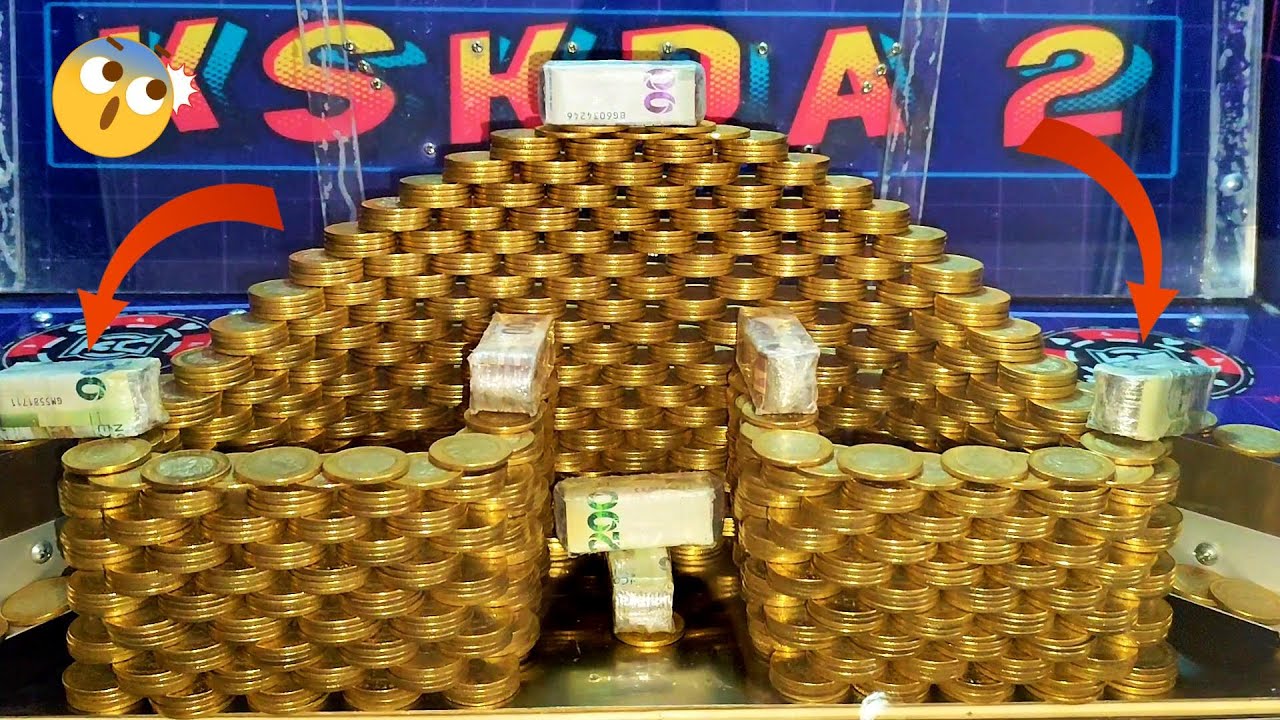 TIENE DINERO POR TODOS LADOS!! QUÉ IMPRESIÓN!! 😱MAQUINA EMPUJAMONEDAS DE $10  #dinero #money #foryou