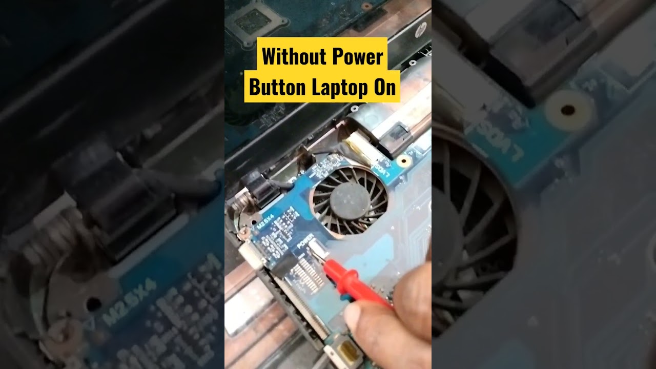 How to Power On Laptop Without Power Button | Without Power Button Laptop On#MacNitesh