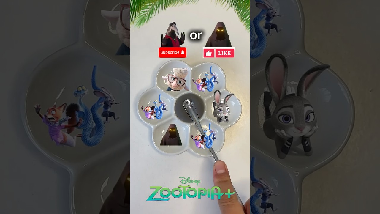 Zootopia Characters Color Mixing — Wait for the Color 