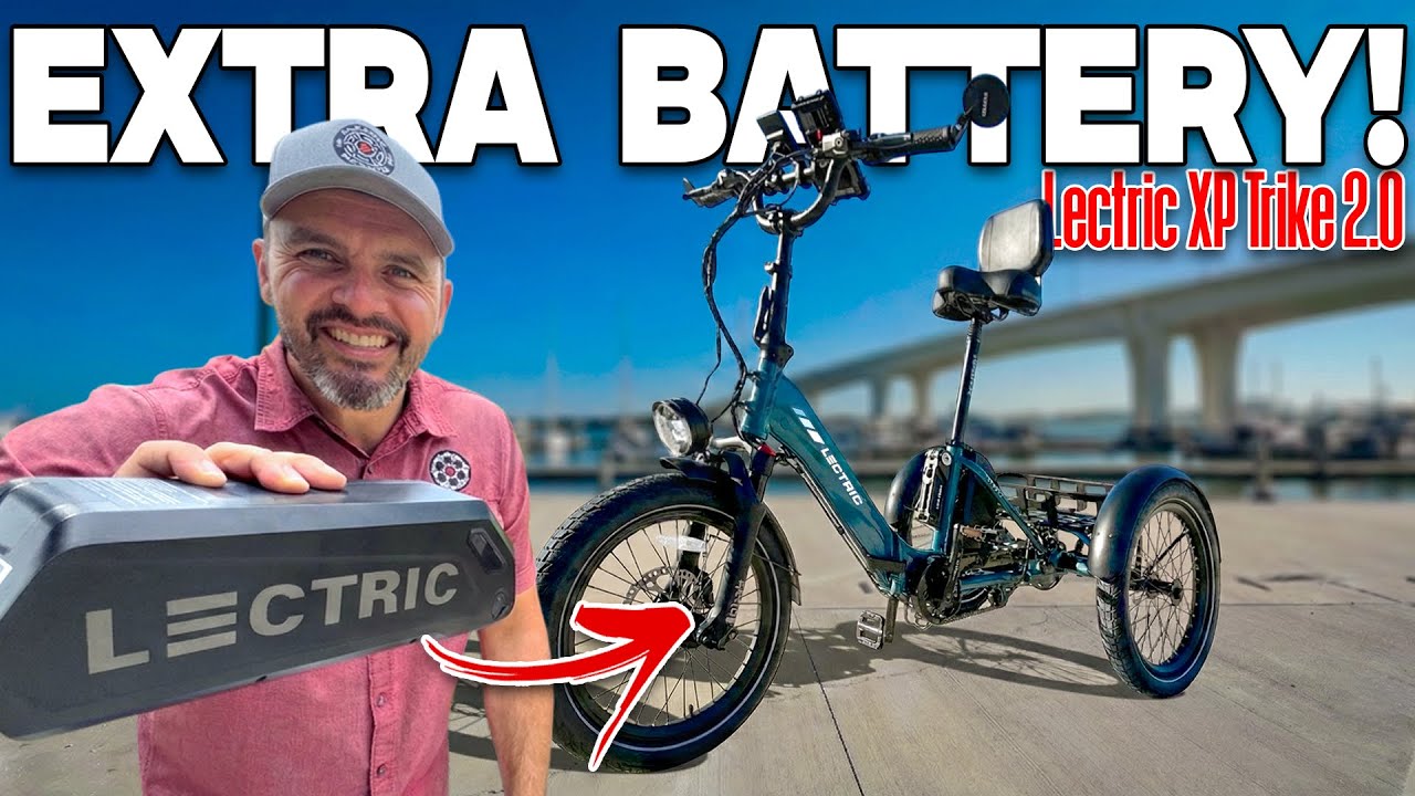 Электрический | XP Trike 2.0 | Установка двух заводских аккумуляторов на электровелосипед мощност...