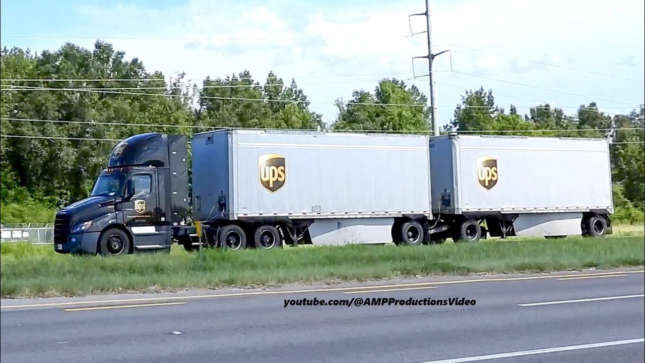Freightliner Cascadia UPS double | Truckspotting