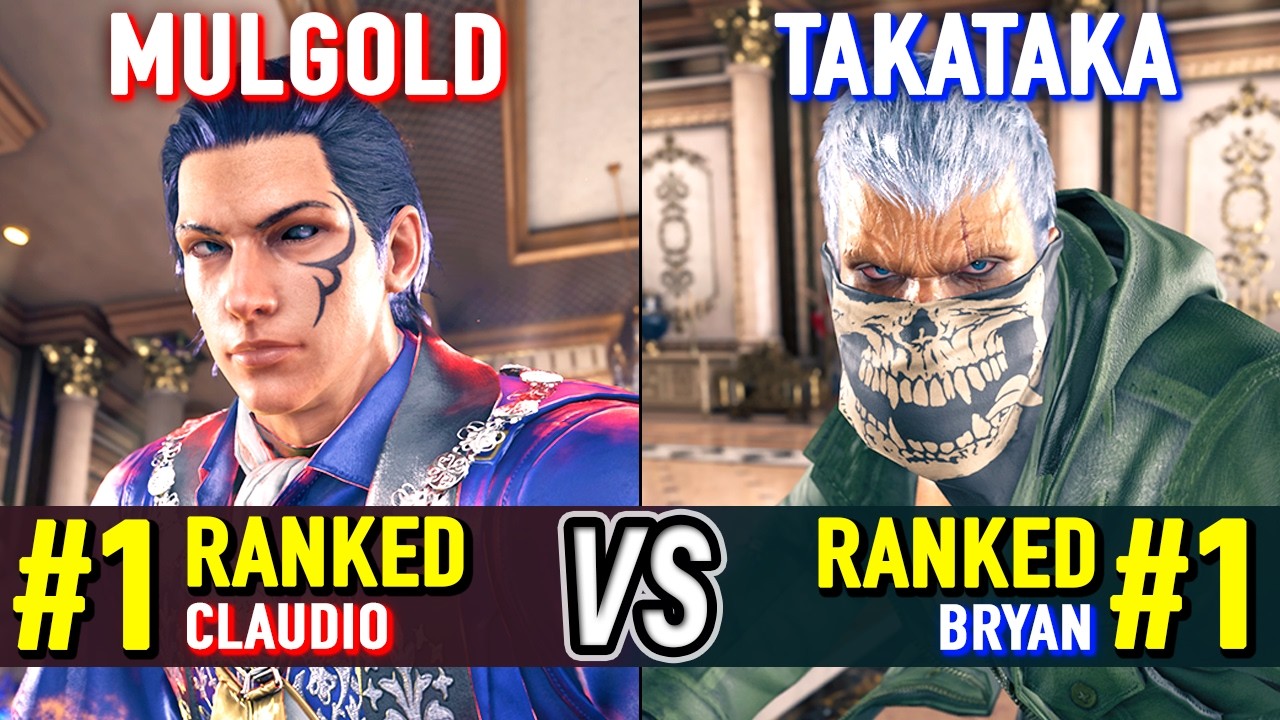T8 🔥 Mulgold (#1 Ranked Claudio) vs TakaTaka (#1 Ranked Bryan) 🔥 Tekken 8 High Level Gameplay