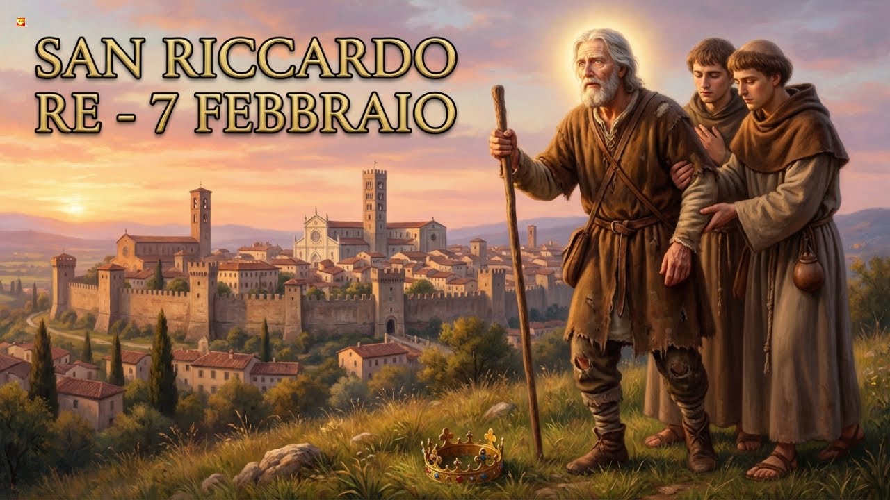 Santo del Giorno 7 Febbraio | San Riccardo Re | Il Sovrano che Scambi&ograve; la Corona con il Bastone
