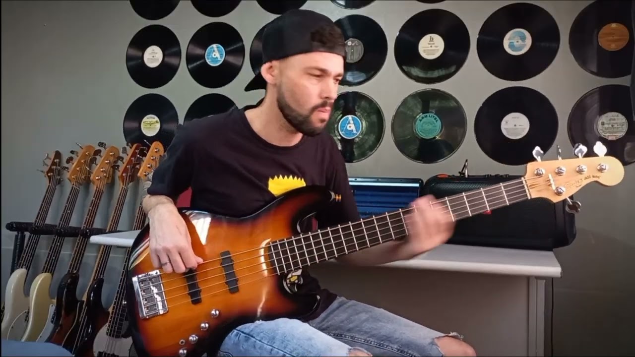 Baixo Fender Squier Deluxe!